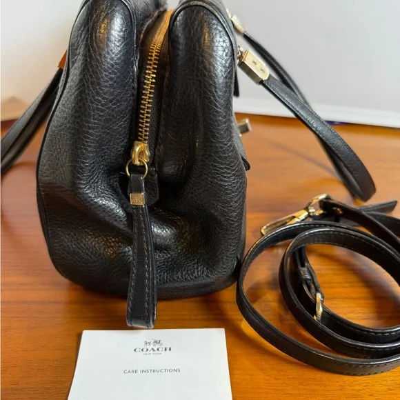 Coach Madison Madeline Easy West Satchel Shoulder Strap Gold Turn Lock Handbag - Picture 11 of 15